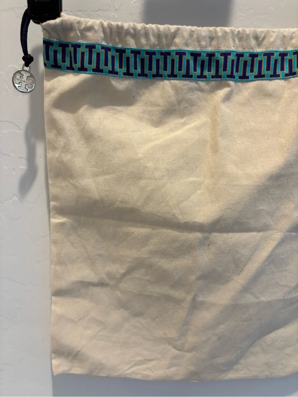 Tory Burch Canvas Drawstring Dust Bag